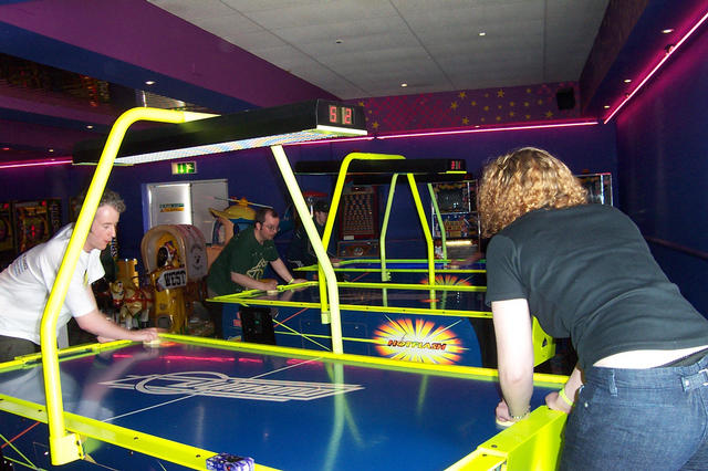 Air hockey to the death%21