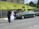 Outside the church